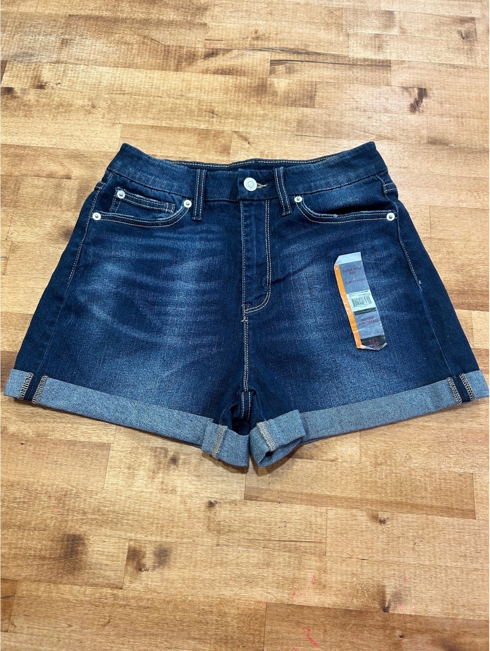 No Boundaries Dark Wash Denim Shorts Size 9